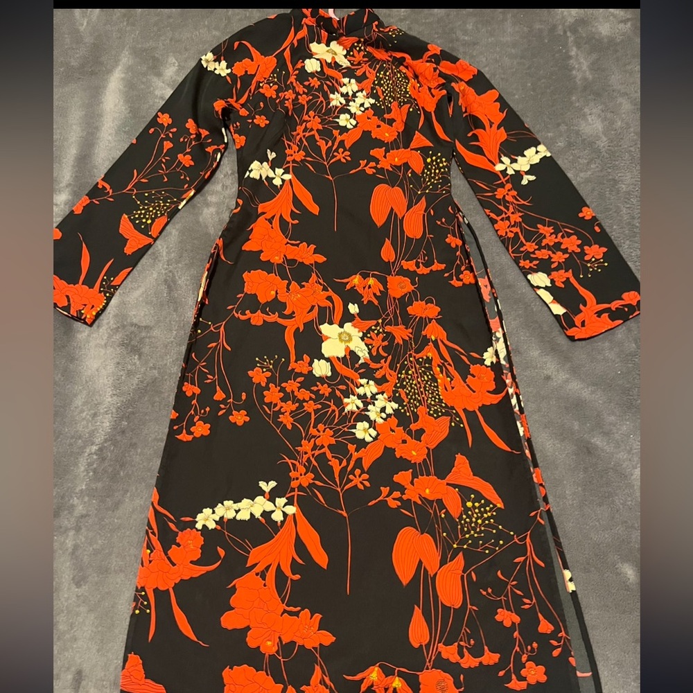 Vintage (unknown source) Kimono Maxi Dress.